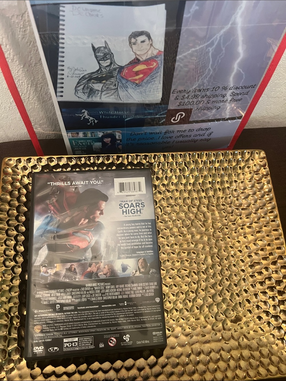 Warner Bros. Man of Steel DVD - Red, Blue, Black - Picture 3 of 16